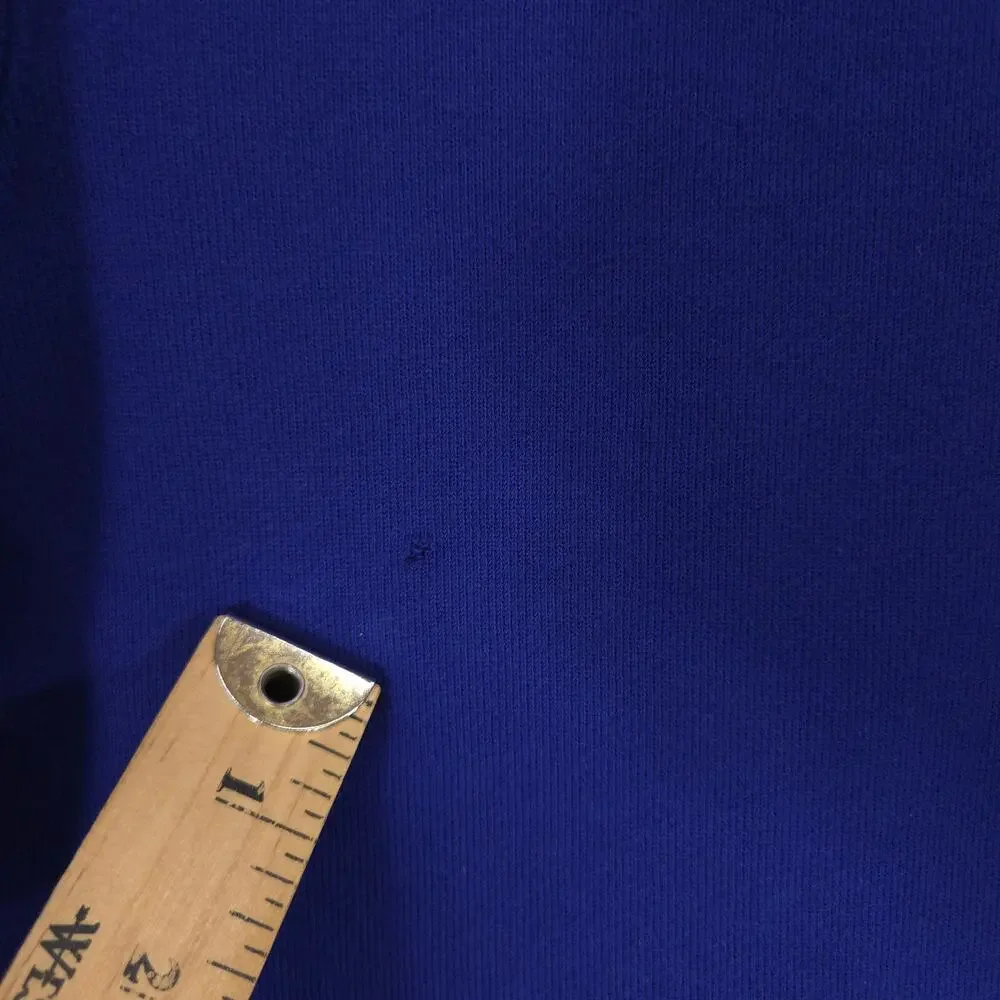 Nike Sweatshirt Mens M Blue Track‎ & Field Crew Neck Zip Pocket Ventilated Back